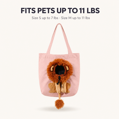 Fits pets up to 11 lbs - size S up to 7 lbs, size M up to 11 lbs